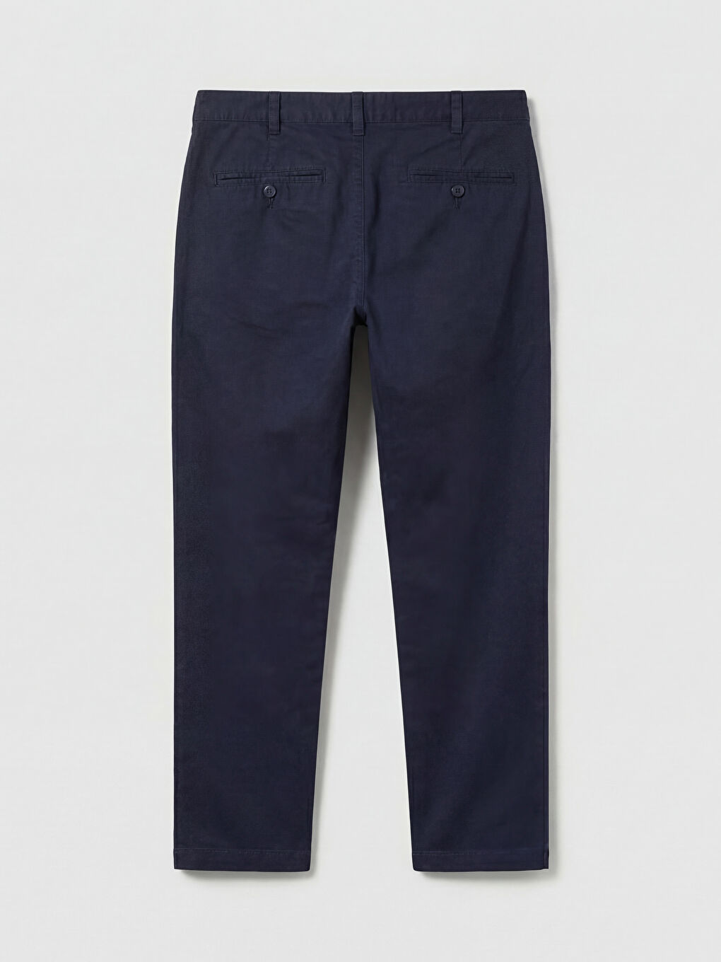 Lacivert Slim Fit Gabardin Erkek Chino Pantolon-5