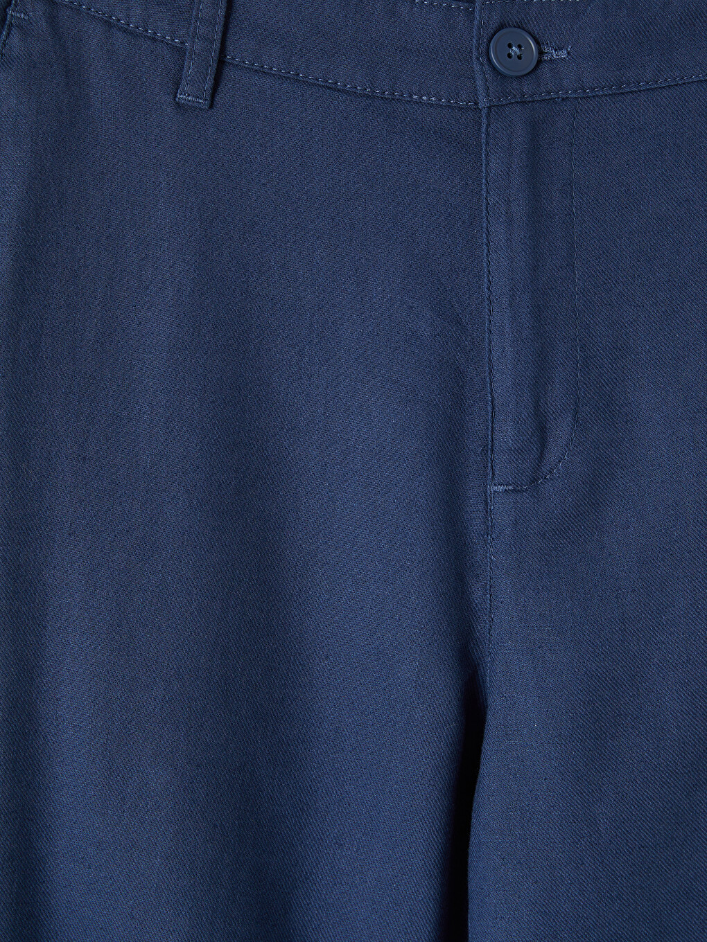 İndigo Regular Fit Keten Karışımlı Erkek Chino Pantolon-2