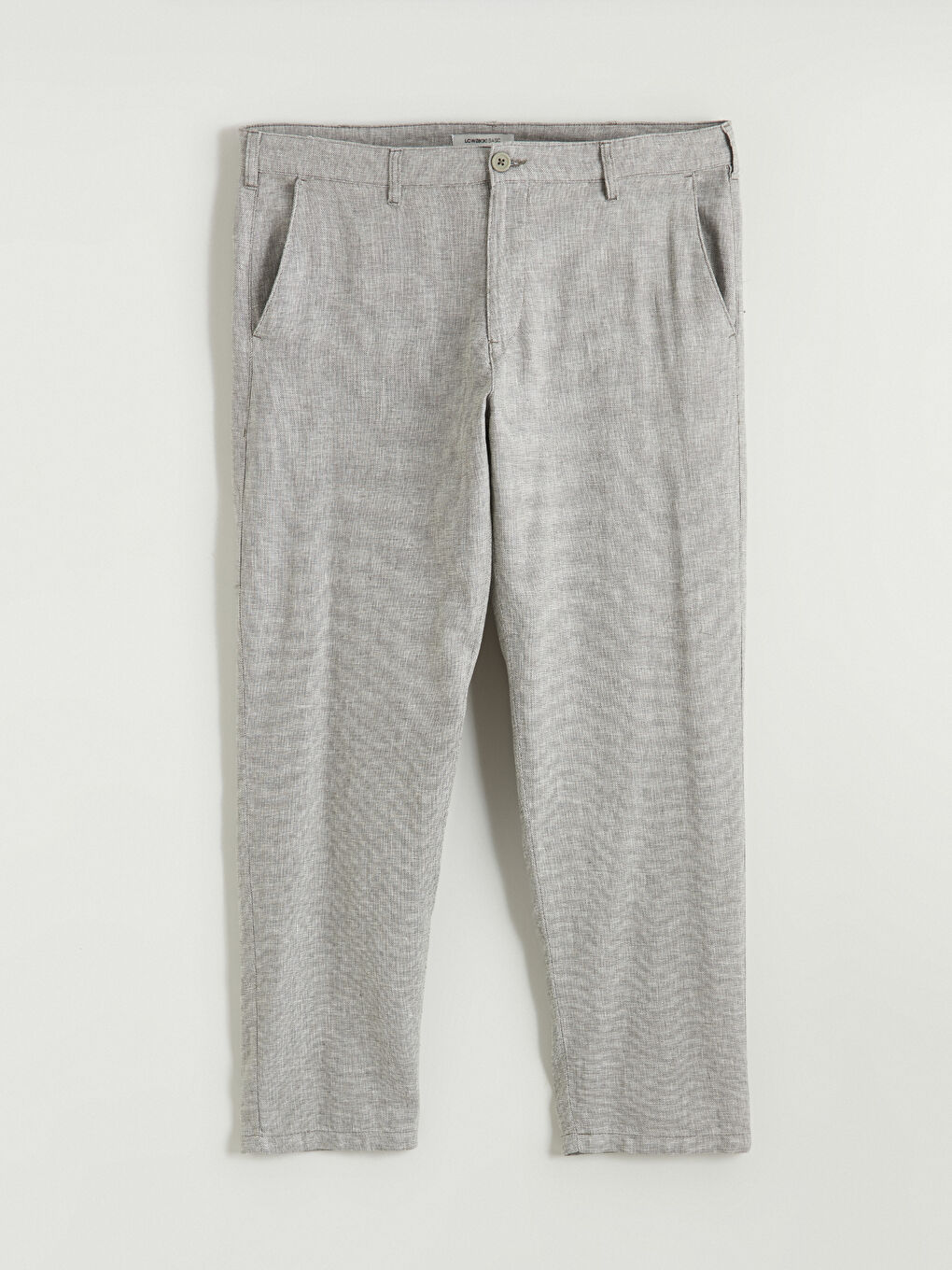 მამაკაცები ხაკისფერი ჩინოს შარვალი-4