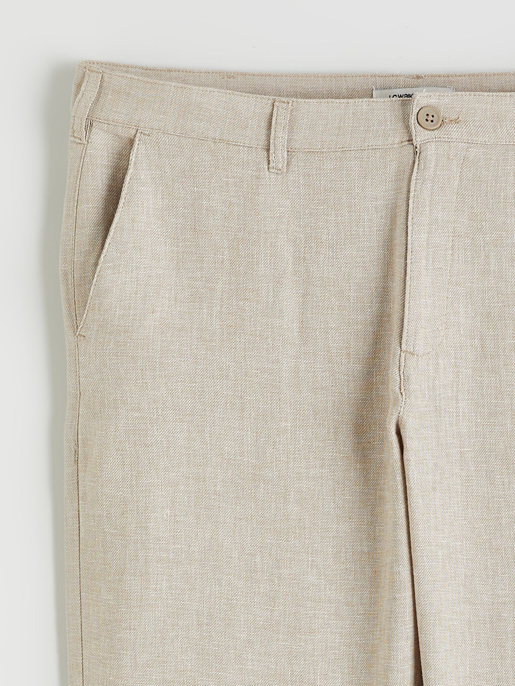 Pantaloni chino BEJ Bărbat-5