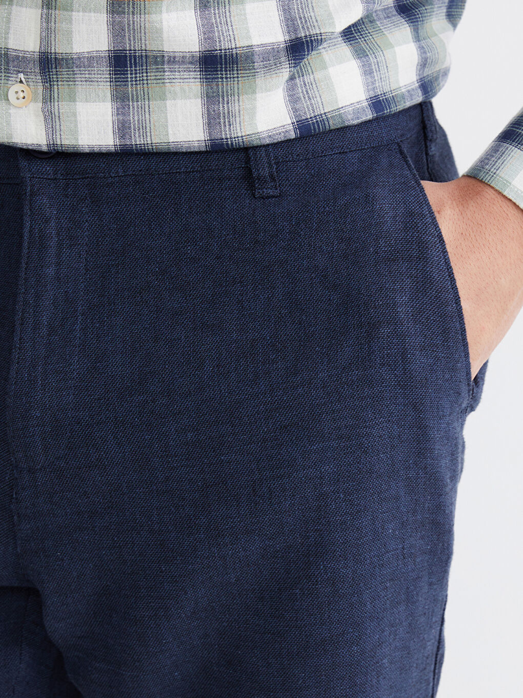 Mann DUNKELBLAU Chino-Hosen-2