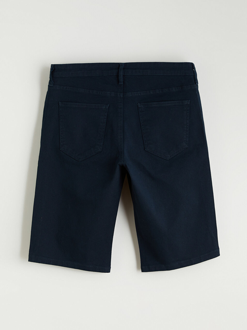 Lacivert Slim Fit Erkek Şort-5