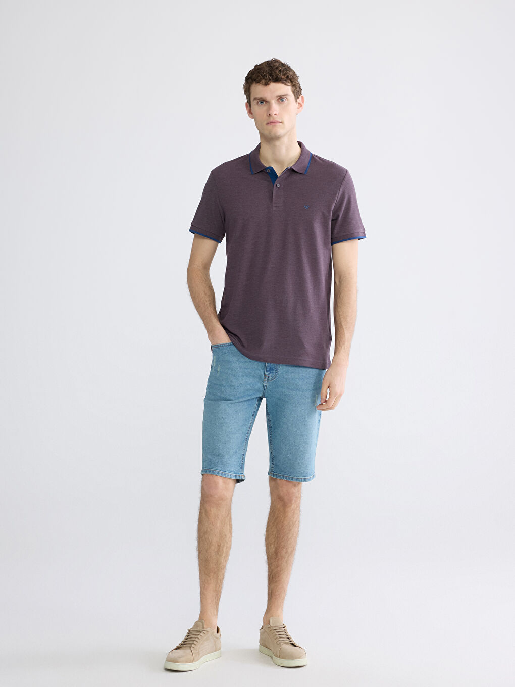 Μπλουζάκι Πικέ Ζιβάγκο Κοντό Μανίκι για Άνδρες-1