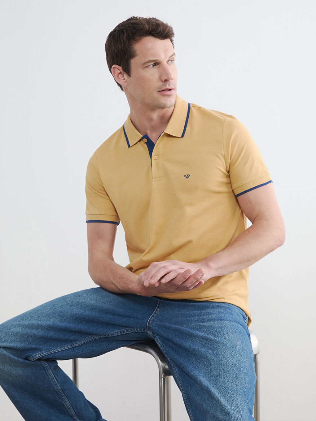 Polo Yaka Pike Erkek Tişört