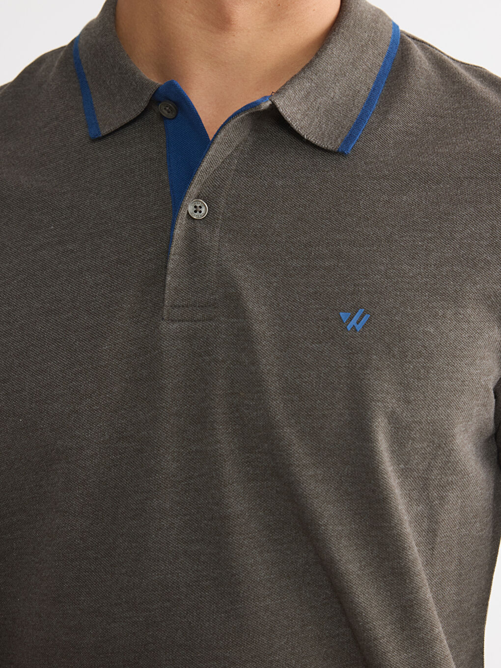 Polo Collar Pique Men's T-Shirt-2