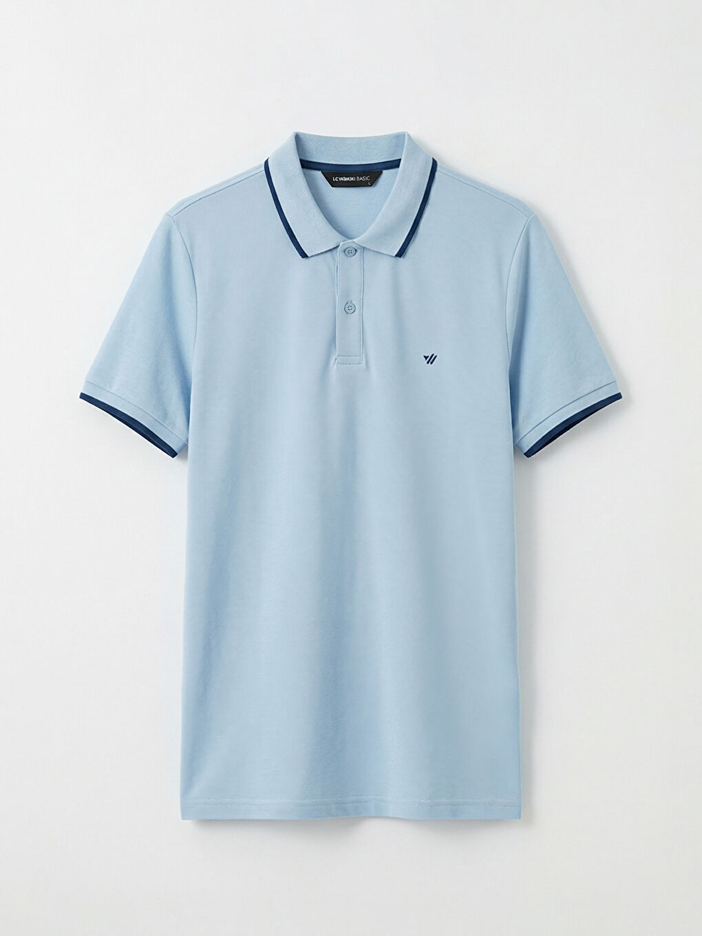 Мужская футболка из пике с воротником-поло-8