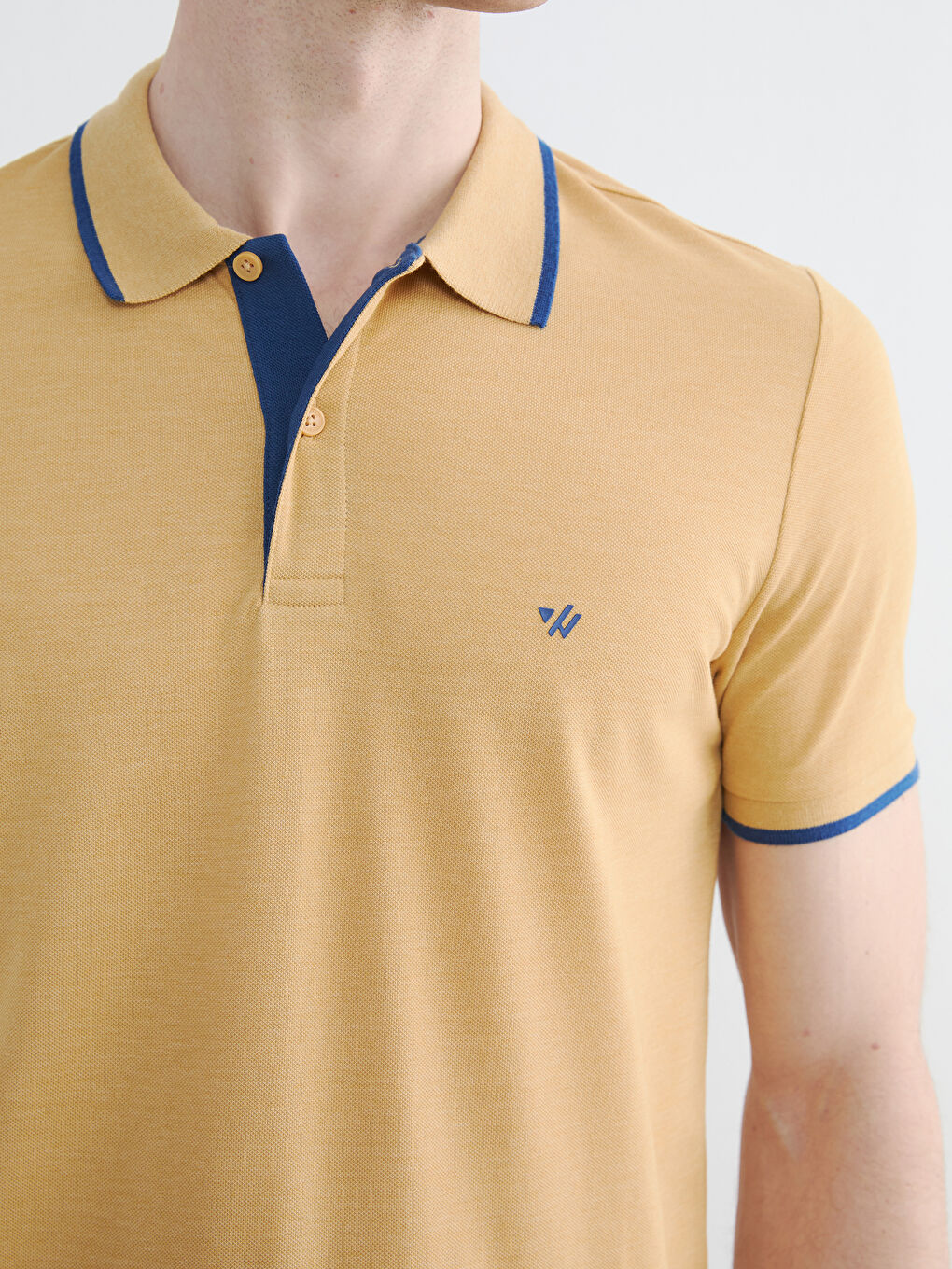 Μπλουζάκι Πικέ με Κολάρο Πόλο για άνδρες-2