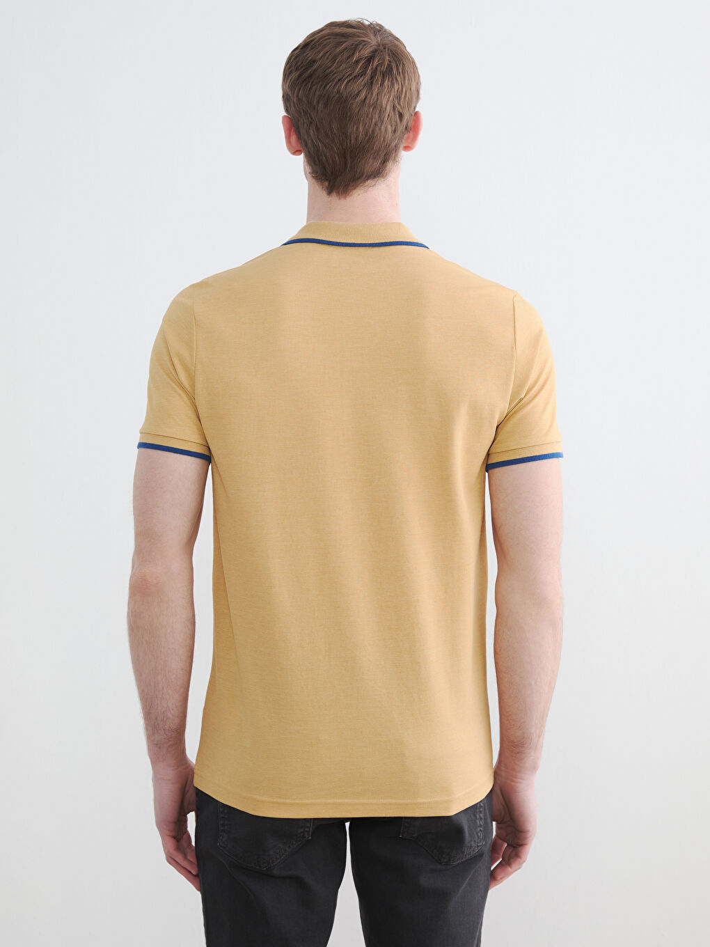 Μπλουζάκι Πικέ με Κολάρο Πόλο για άνδρες-3