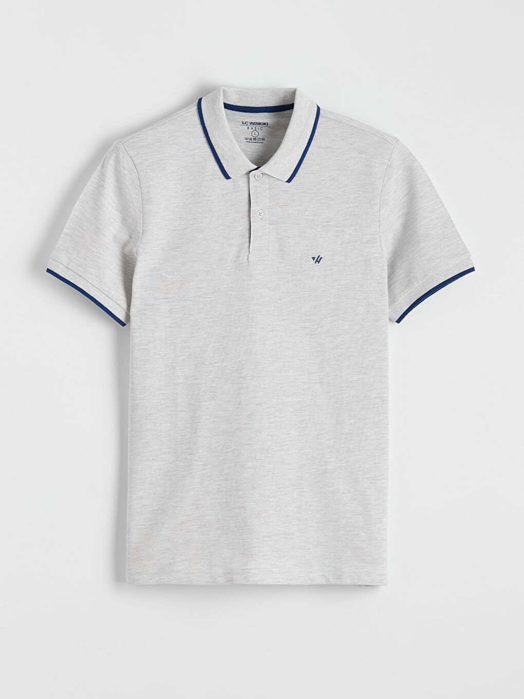 Футболка Мужская Пике Однотонная с Воротником Поло-8