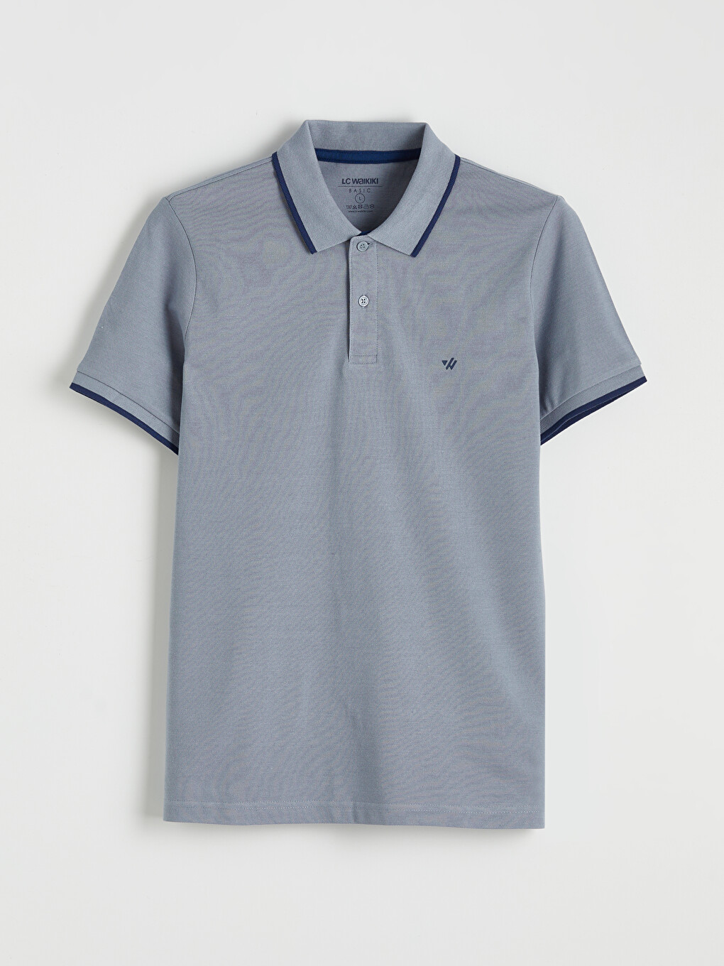 Polo Collar Pique Men's T-shirt-4
