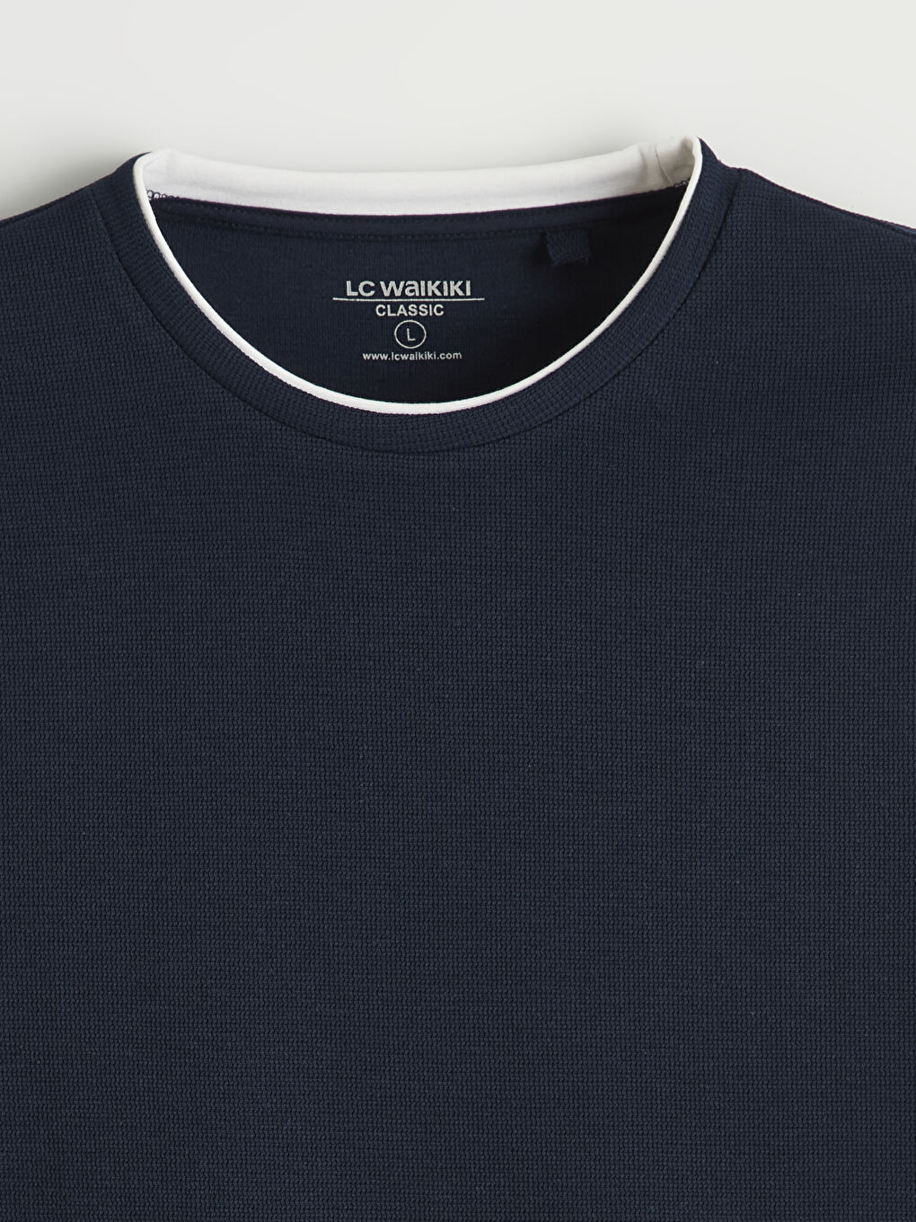 تیشێرت شینی تۆخ پیاو-5