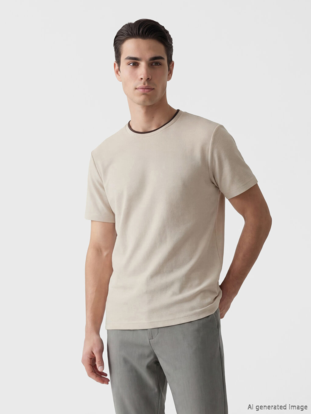  Bisiklet Yaka Erkek Tişört