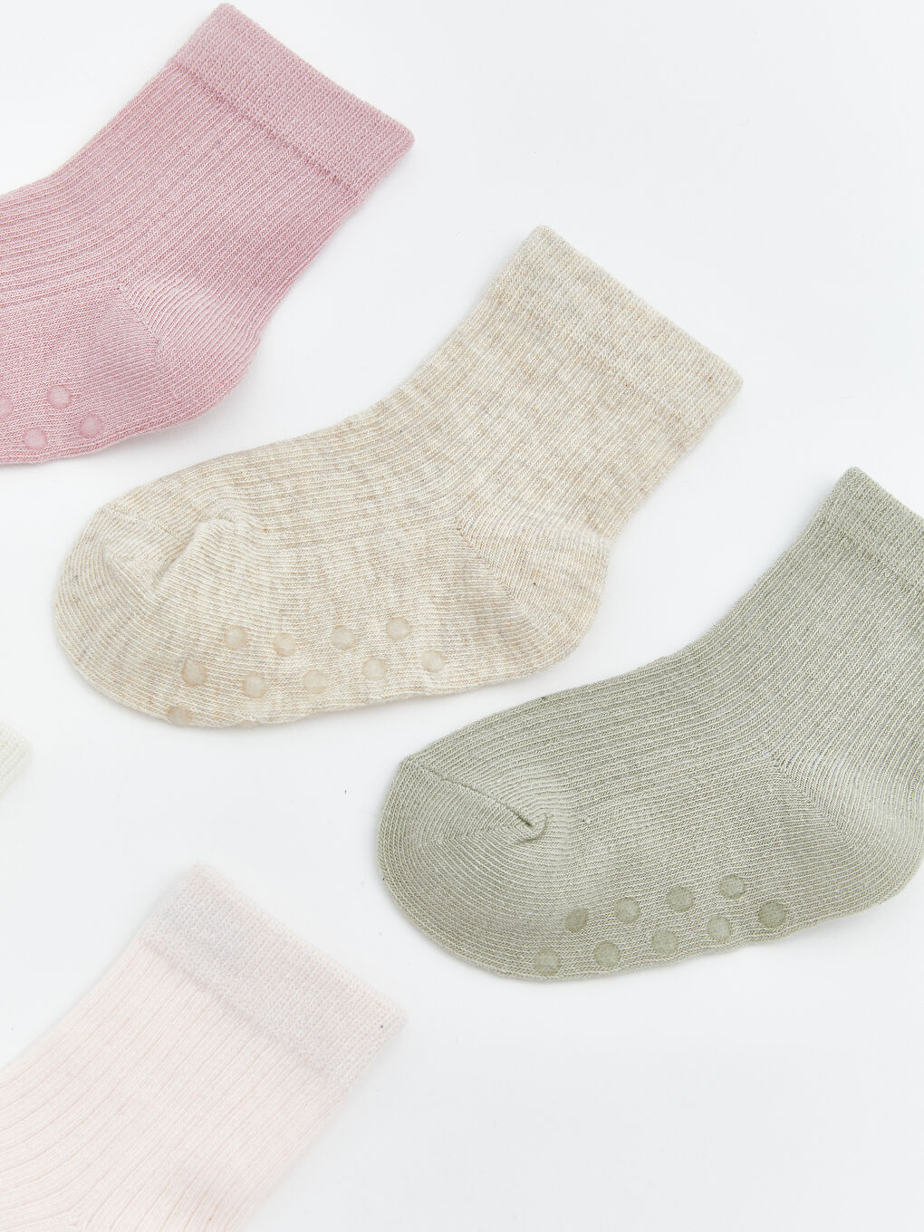 جوارب كاحل بسيطة للبنات الصغار خمسة ديال الباكات-1