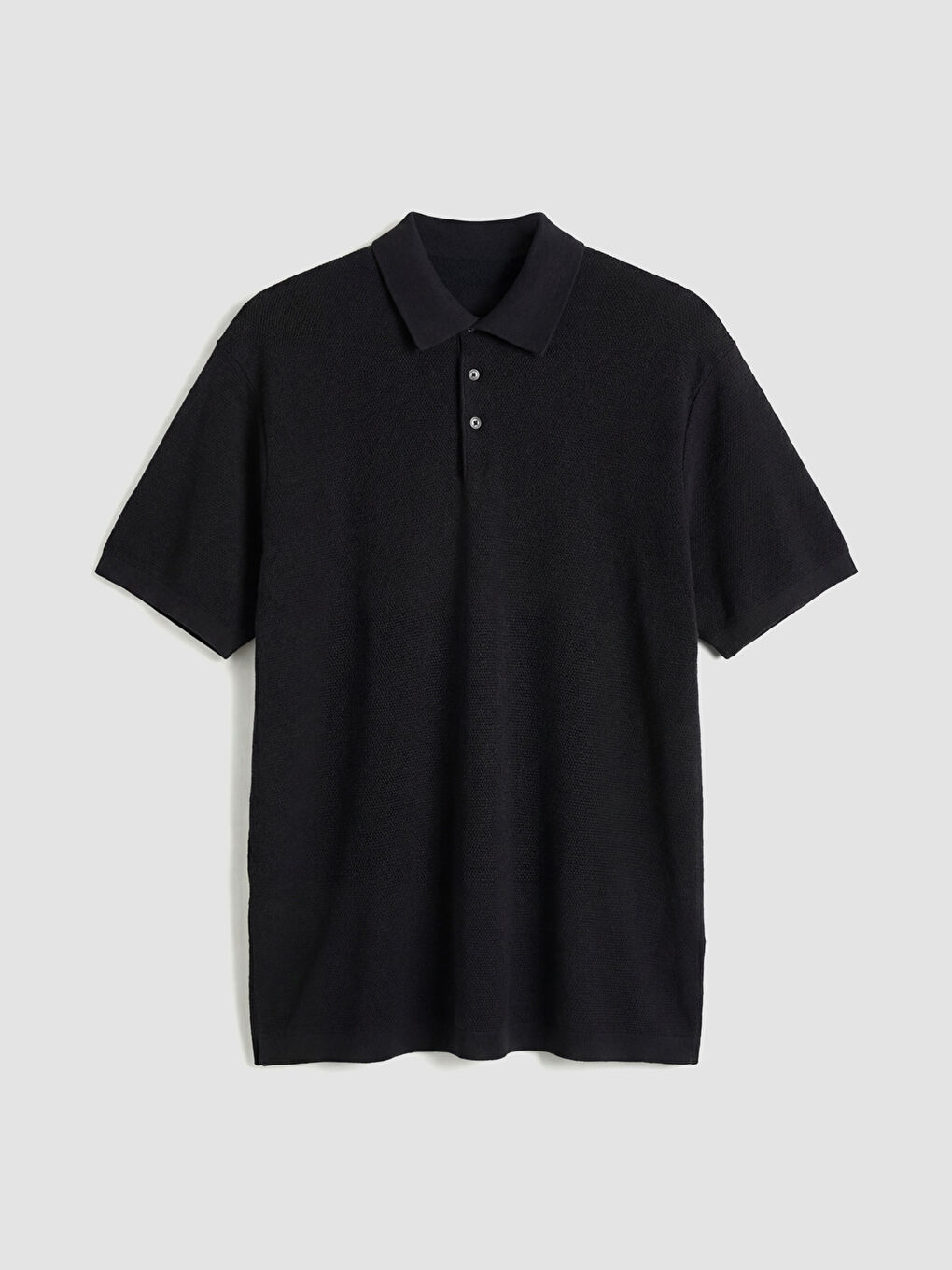 Polo Collar Men's Tricot Sweater-2