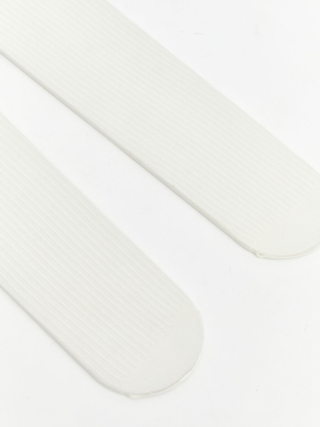 Beyaz Kız Bebek Külotlu Çorap 2'li-2