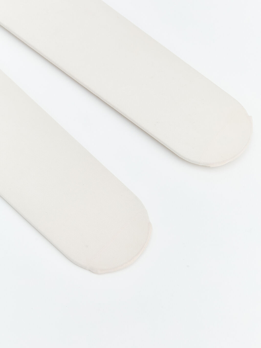 Beyaz Kız Bebek Külotlu Çorap 2'li-2