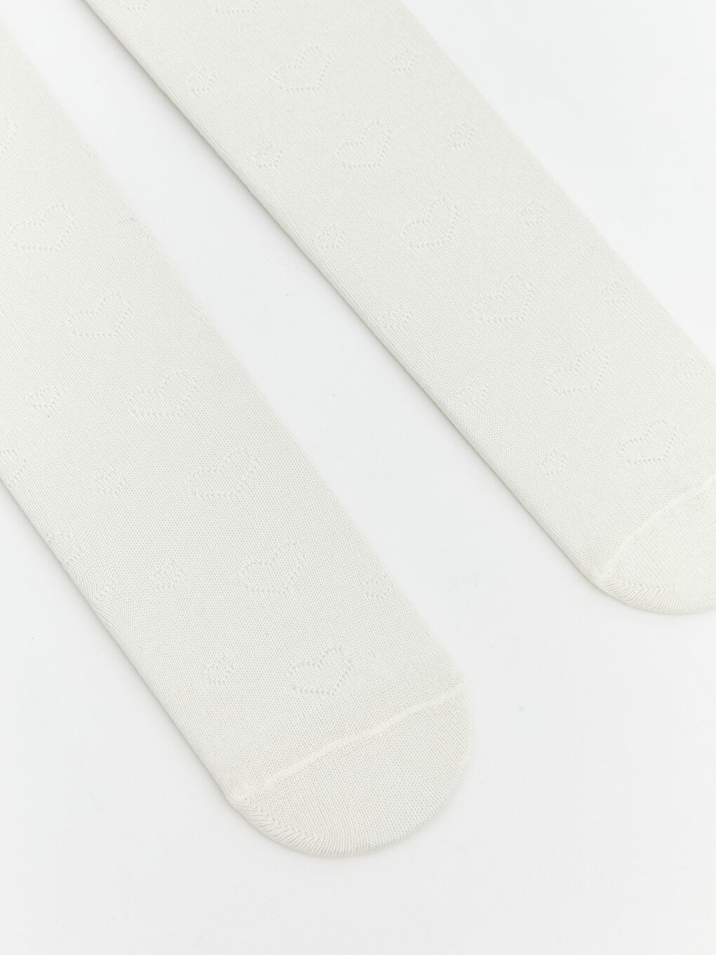 Baby Girl WHITE Tights-2