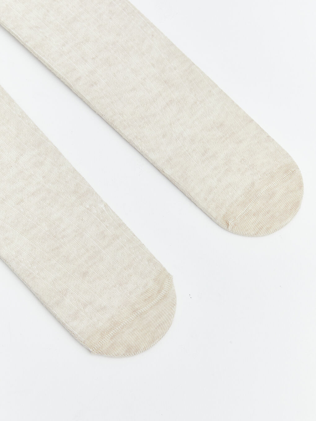 جوارب طويلة بيج فاتح / ايكرو طفلة-2