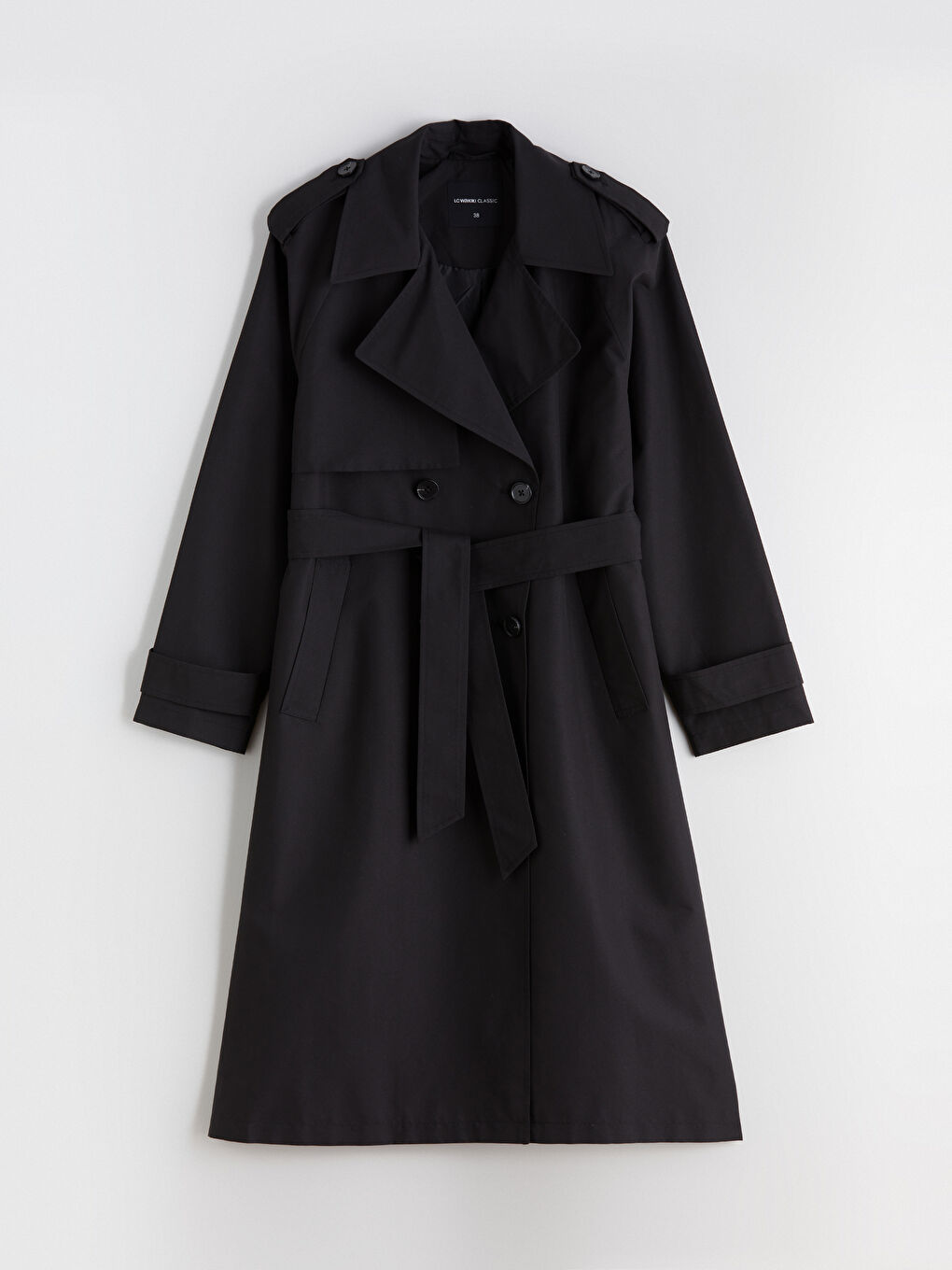 Women's Double-Breasted Trench Coat-5