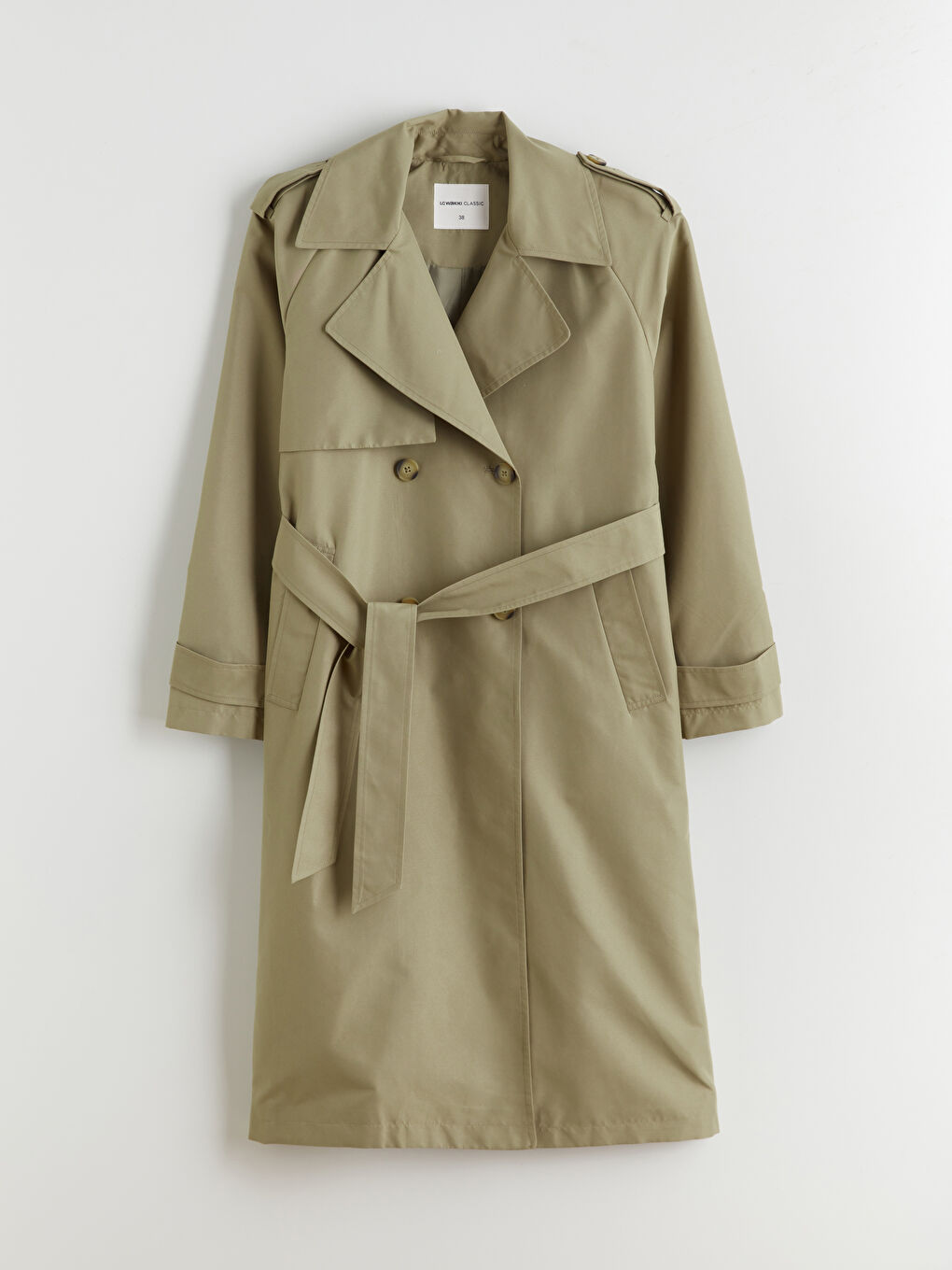 معطف واقٍ من المطر أخضر امرأة-5