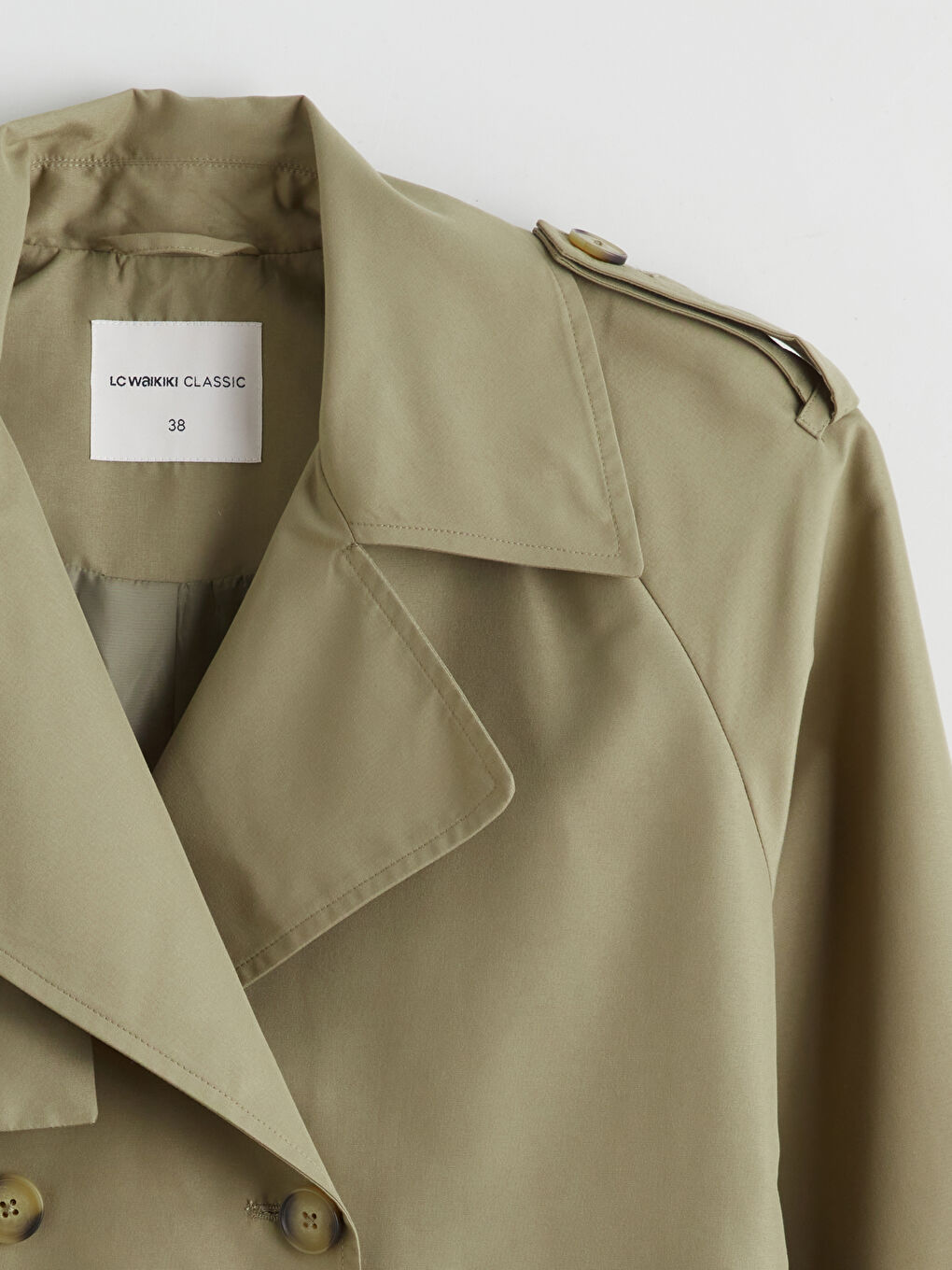 معطف واقٍ من المطر أخضر امرأة-6