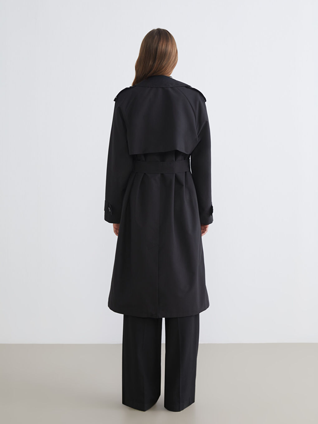 Women's Double-Breasted Trench Coat-4