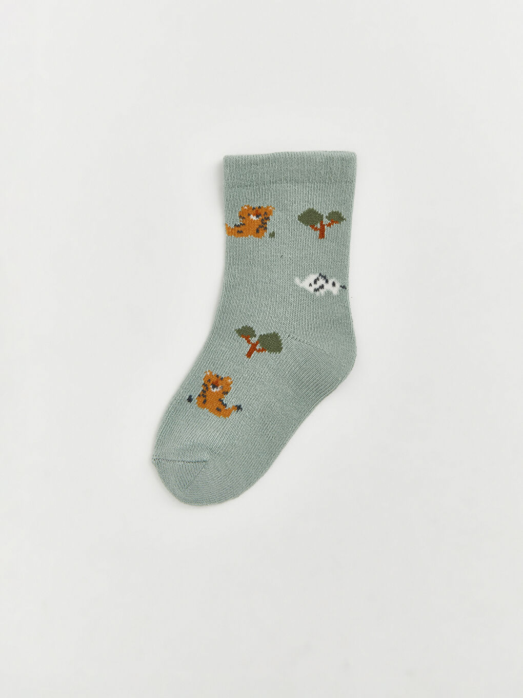 Set of Five Patterned Ankle Socks for Baby Boys-1