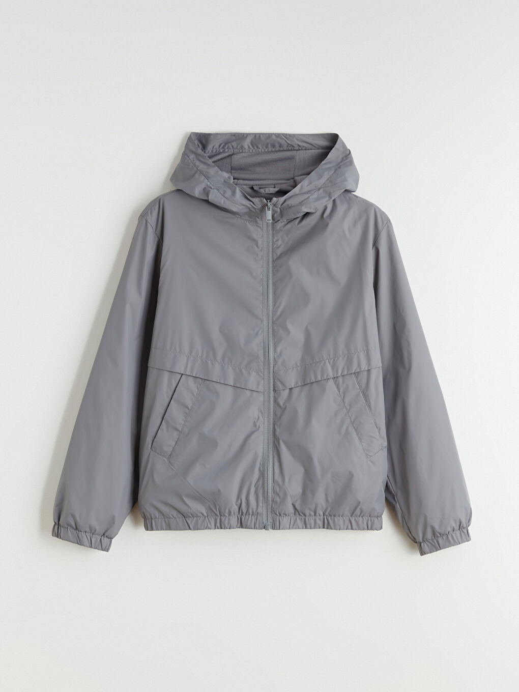 Gri Su İtici Erkek Çocuk Mont