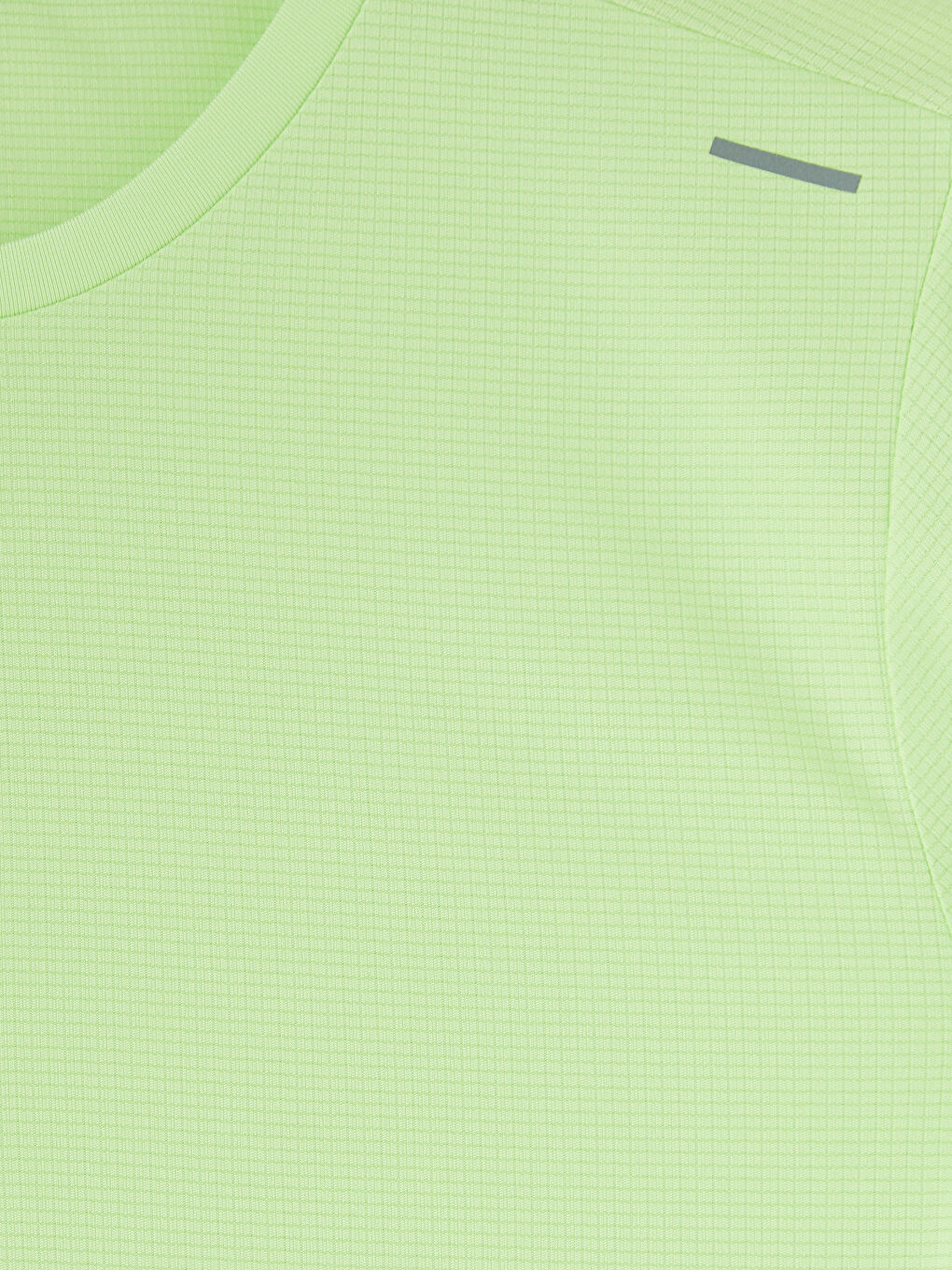 Sarı Bisiklet Yaka Erkek Spor Tişört-2