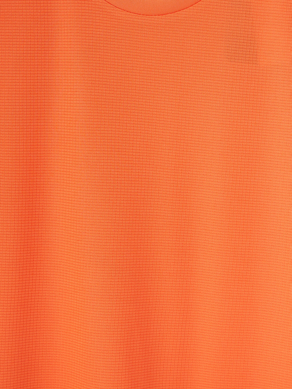 Turuncu Bisiklet Yaka Erkek Spor Tişört-2