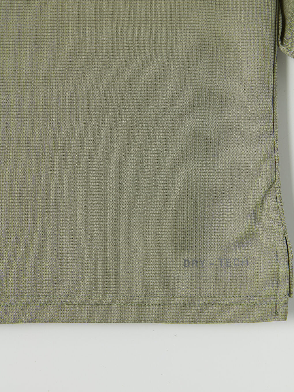 Yeşil Bisiklet Yaka Erkek Spor Tişört-2