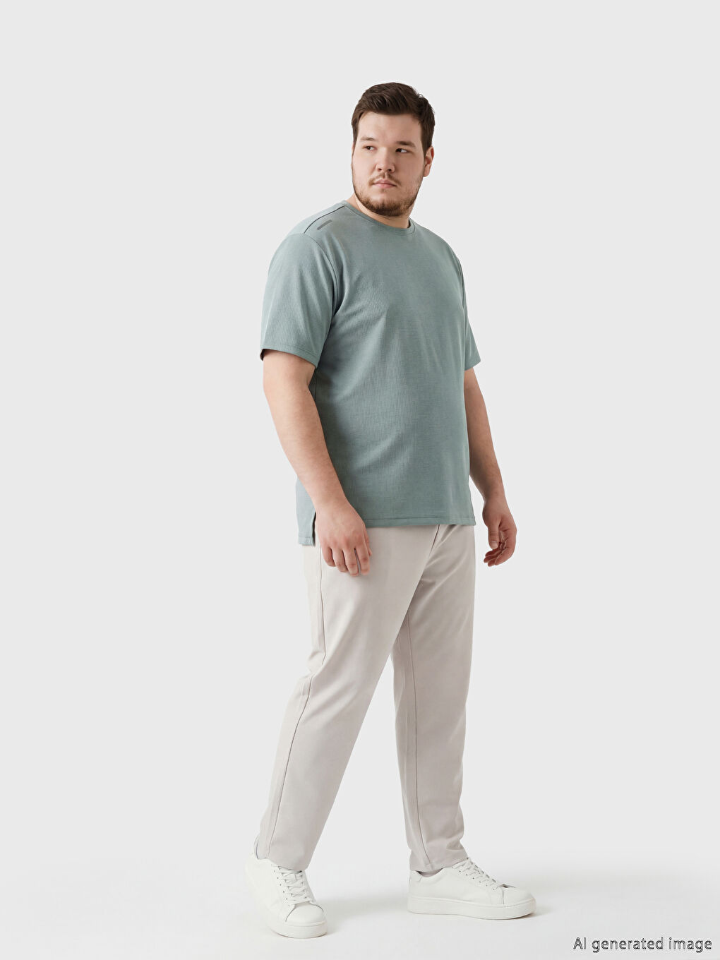 Muška sportska majica sa okruglim izrezom-1