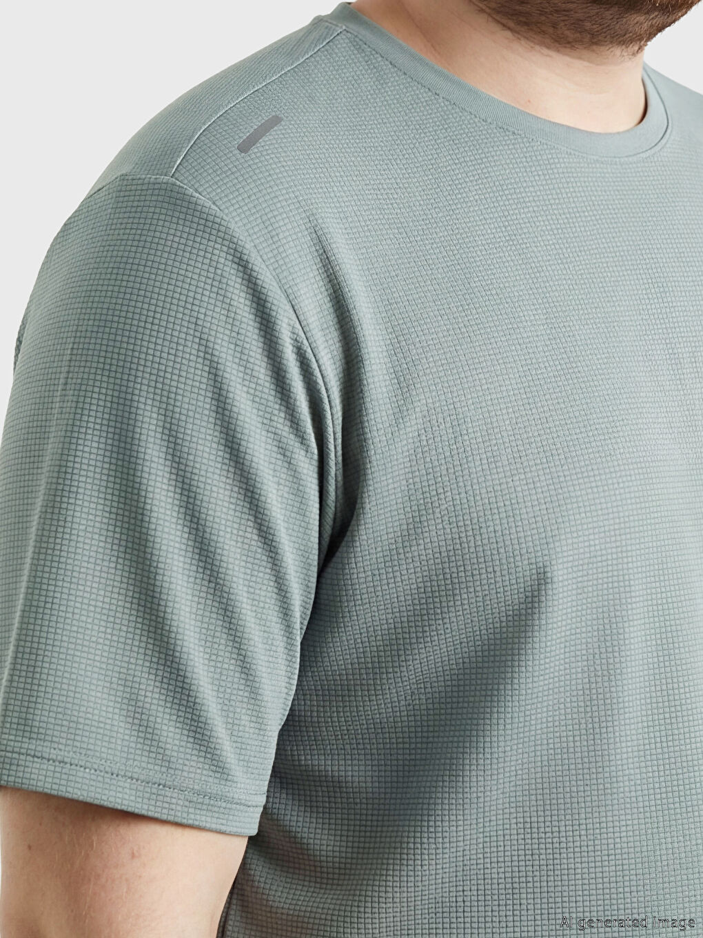 Muška sportska majica sa okruglim izrezom-2