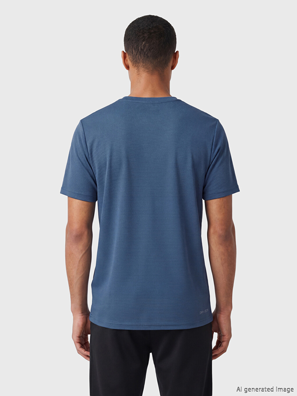 T-shirt Sportiv Me Jakë Të Rrumbullakët Për Burra-3