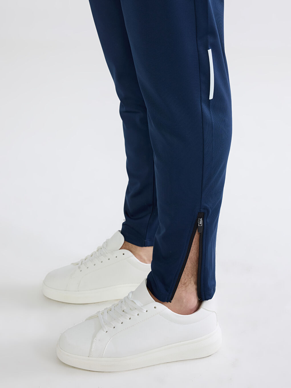 Lacivert Standart Kalıp Erkek Eşofman Altı-5