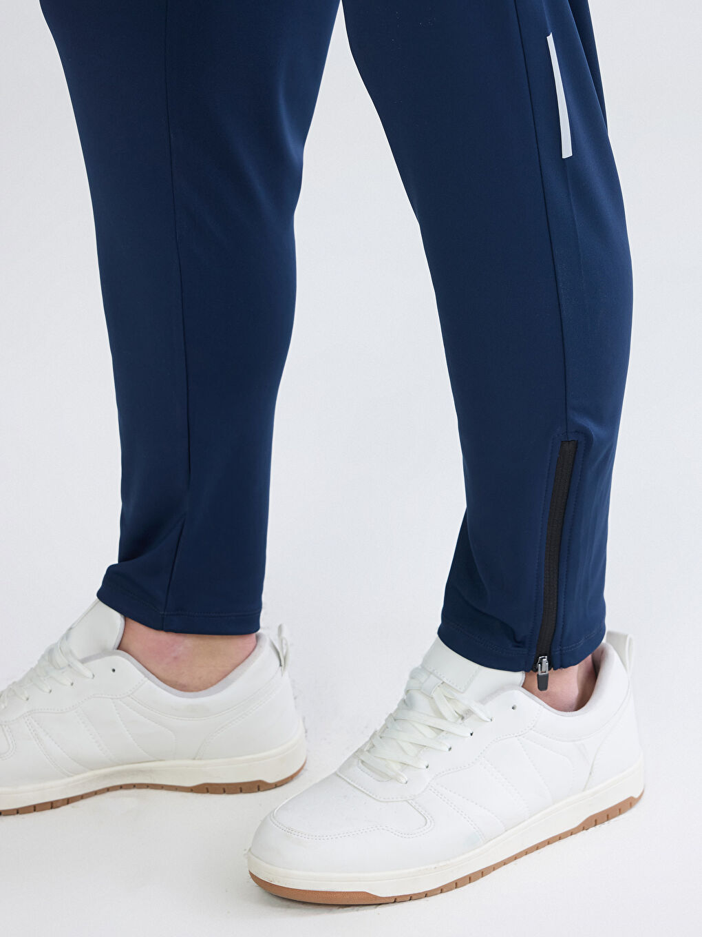 Lacivert Standart Kalıp Erkek Eşofman Altı-4