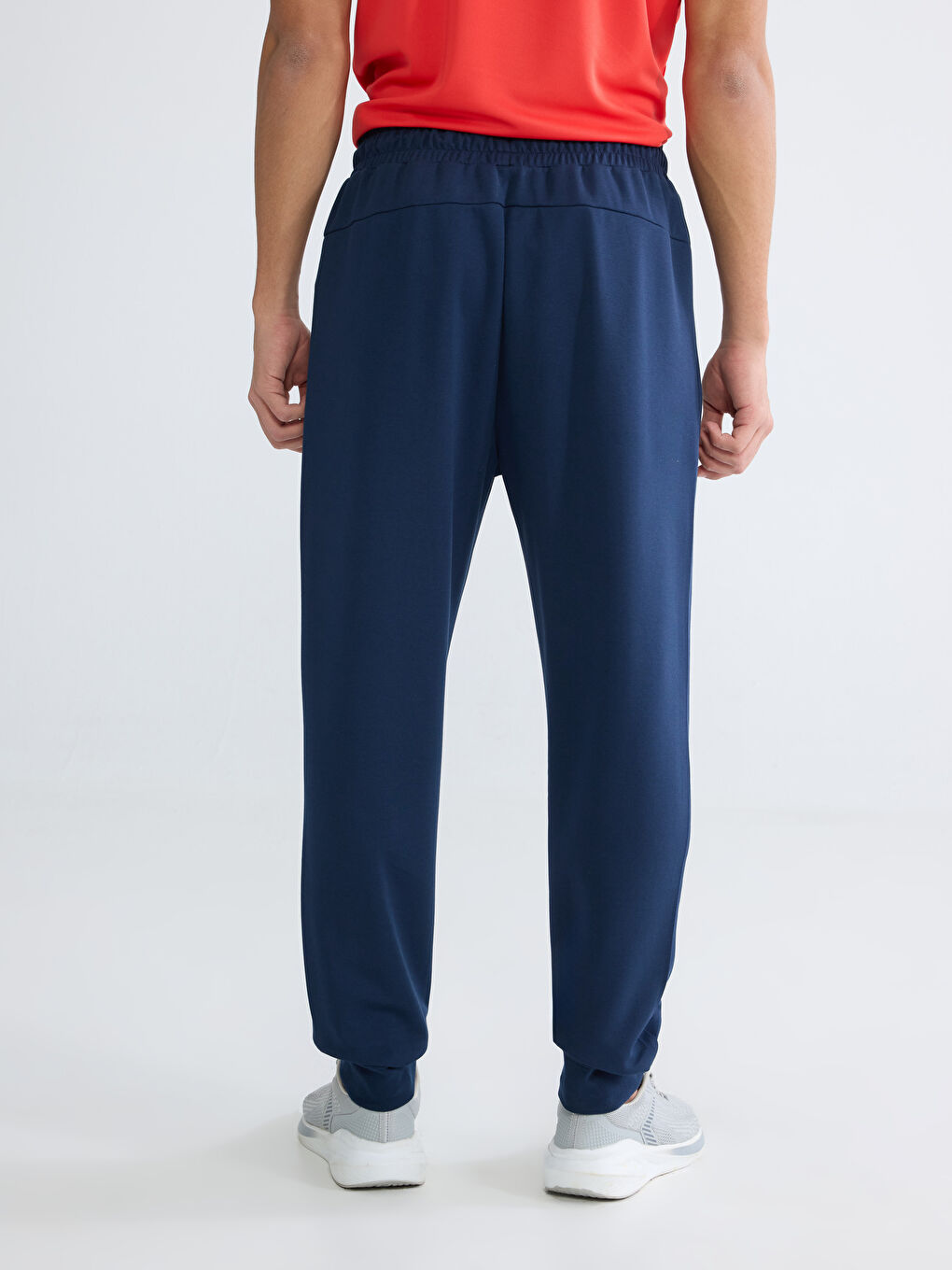Lacivert Standart Kalıp Erkek Jogger Eşofman Altı-3