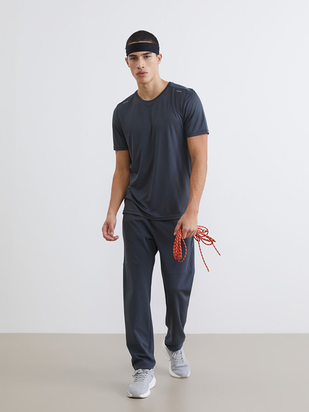 Gri Standart Kalıp Erkek Eşofman Altı