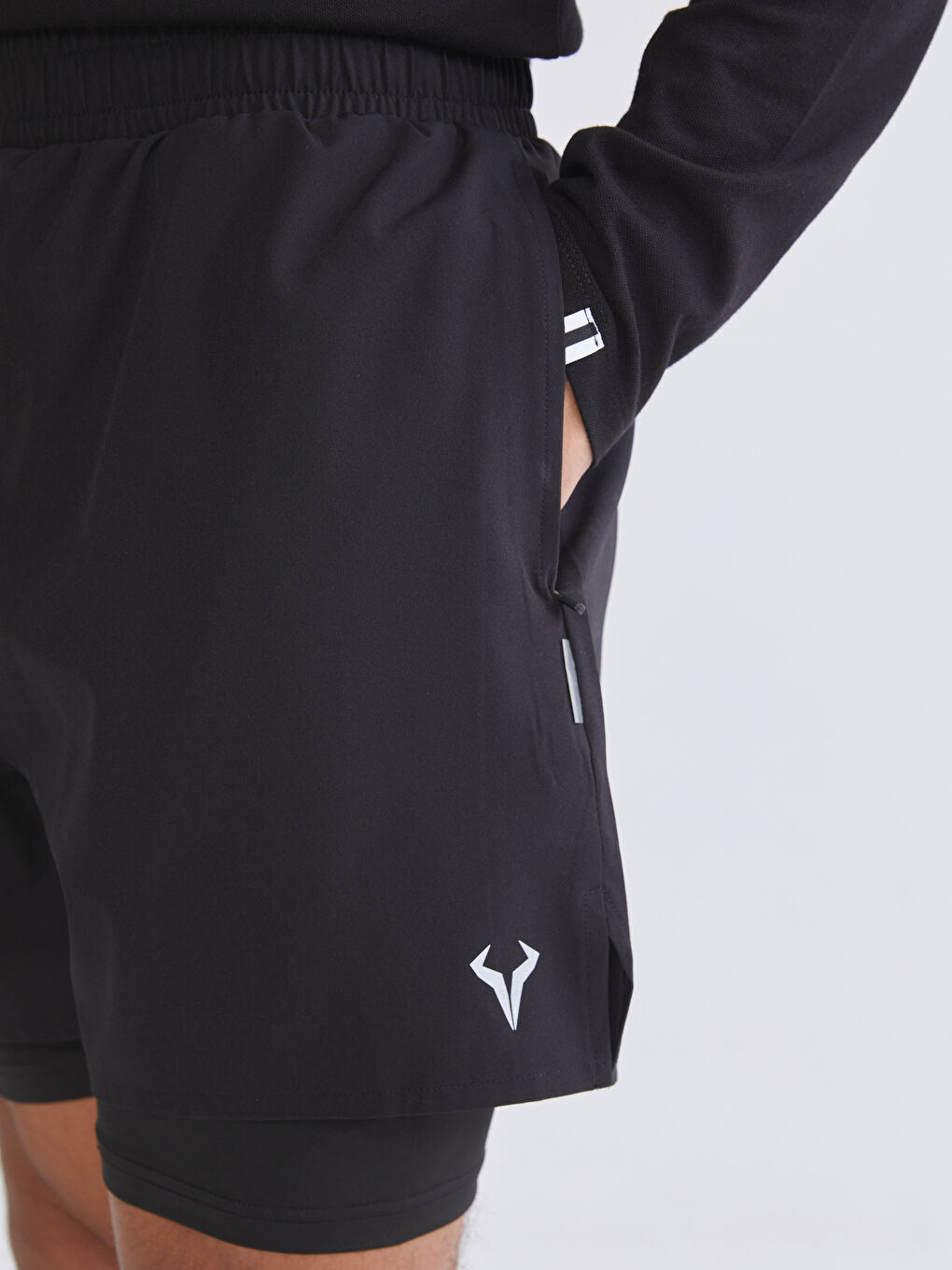 Muškarac CRNA Aktivne kratke hlače-2