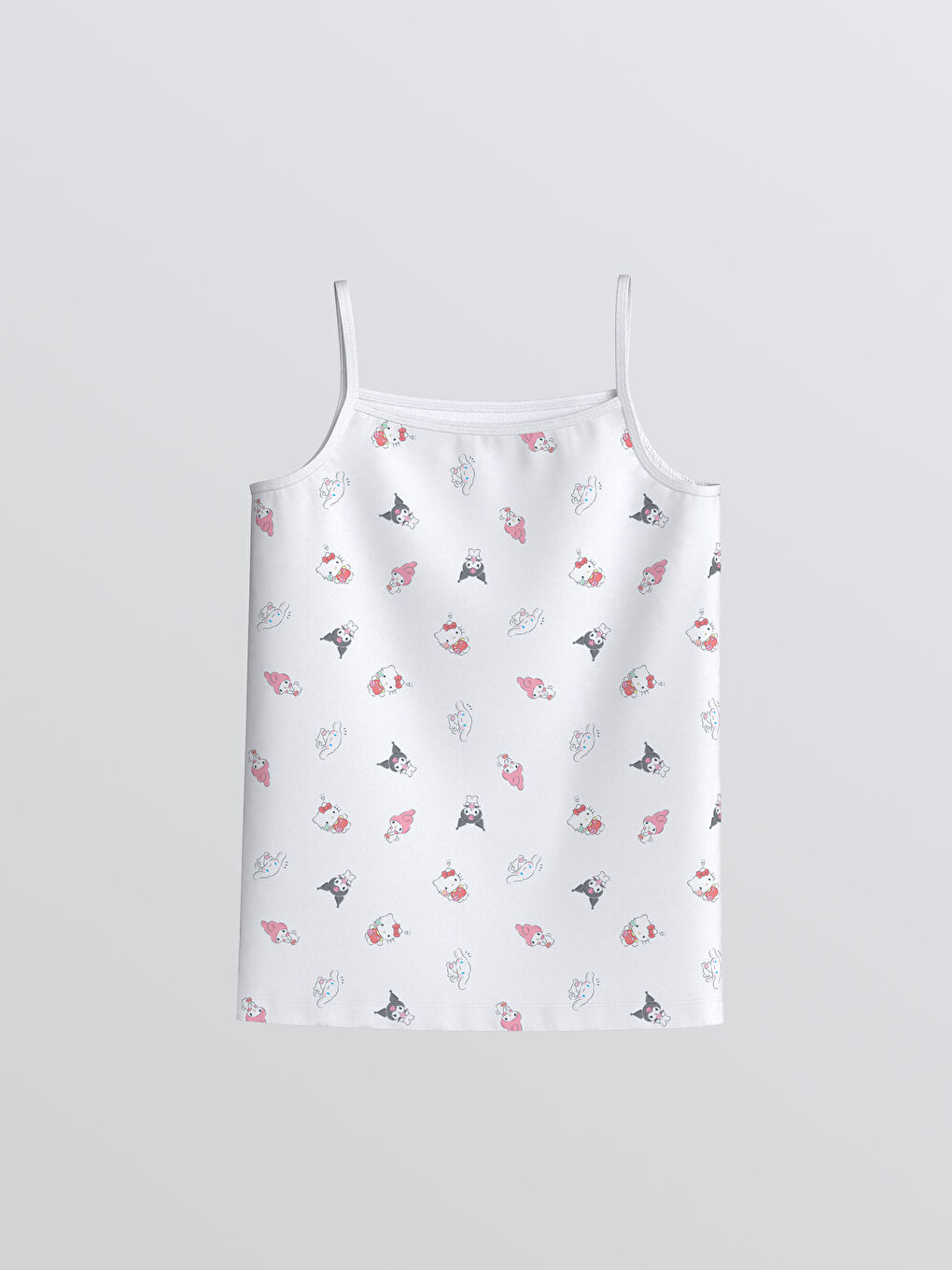 Mädchen WEISS Unterhemd-2