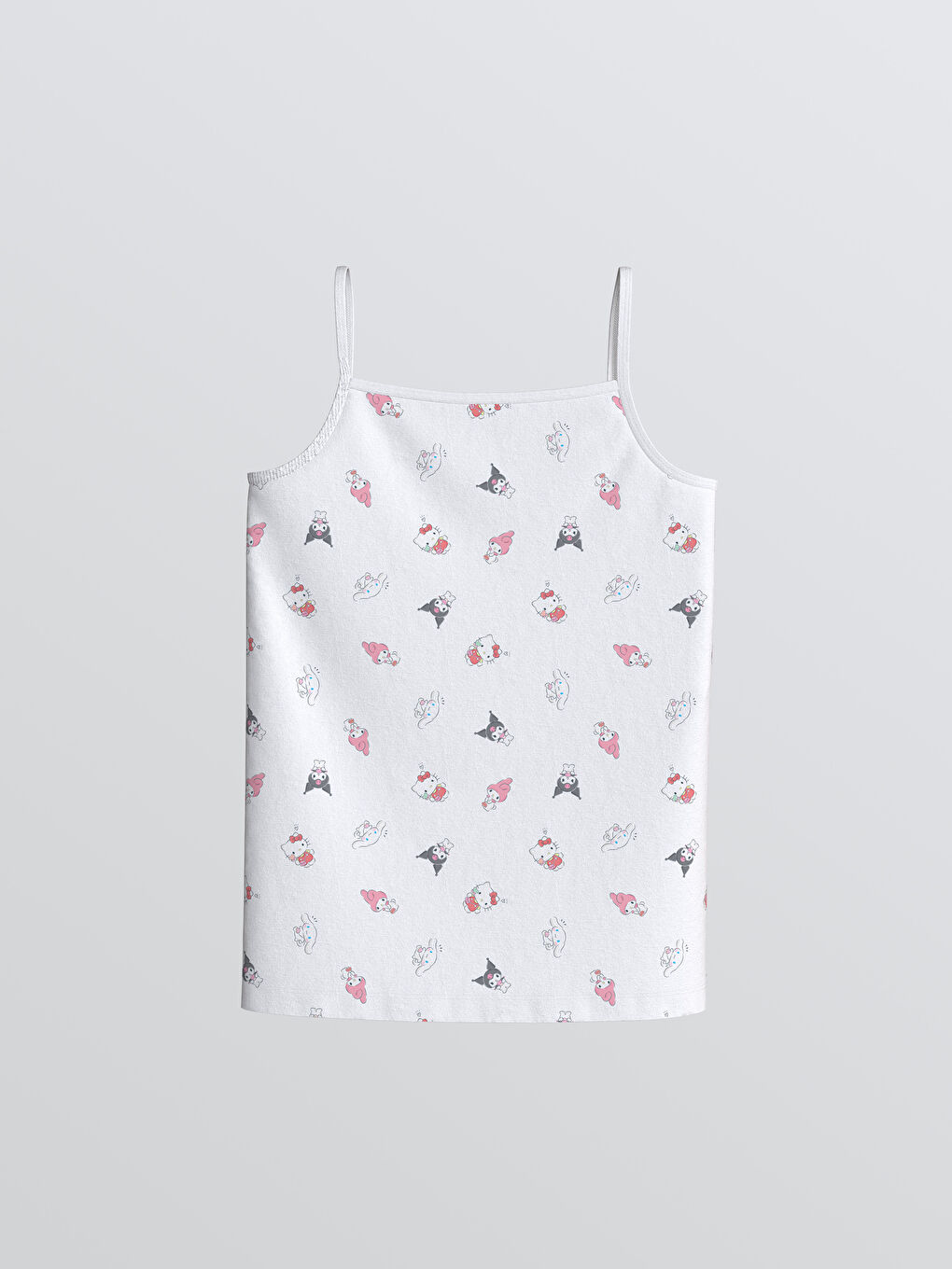 Mädchen WEISS Unterhemd-3