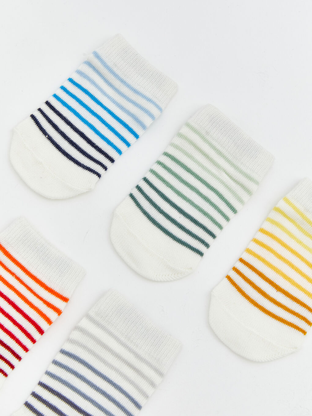 Малыши мальчики Белый Короткие носки-1