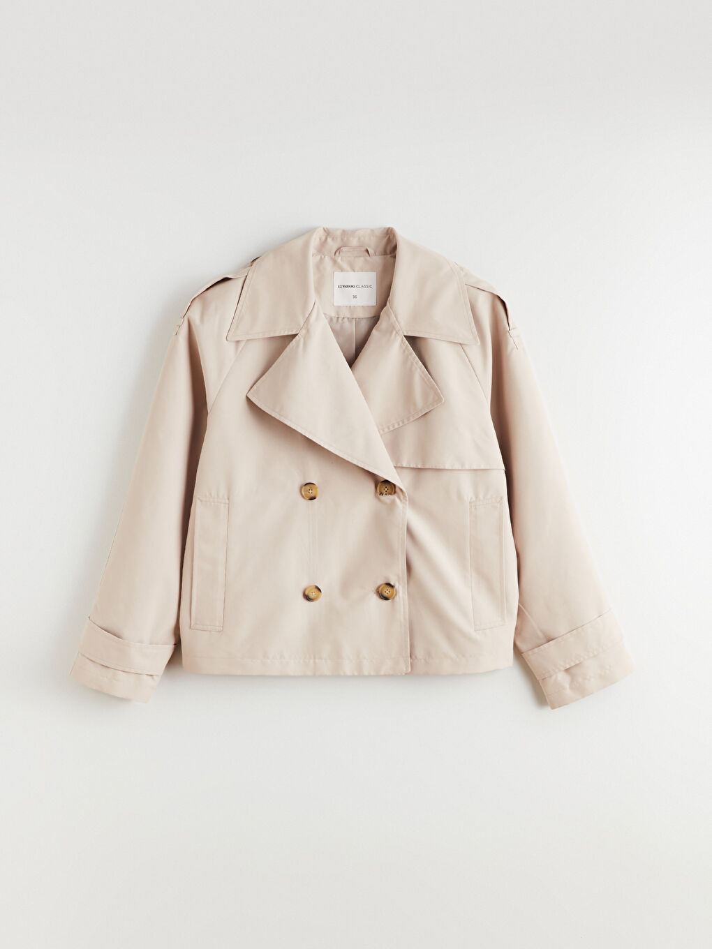 Double-Breasted Oversized Trench Coat-5