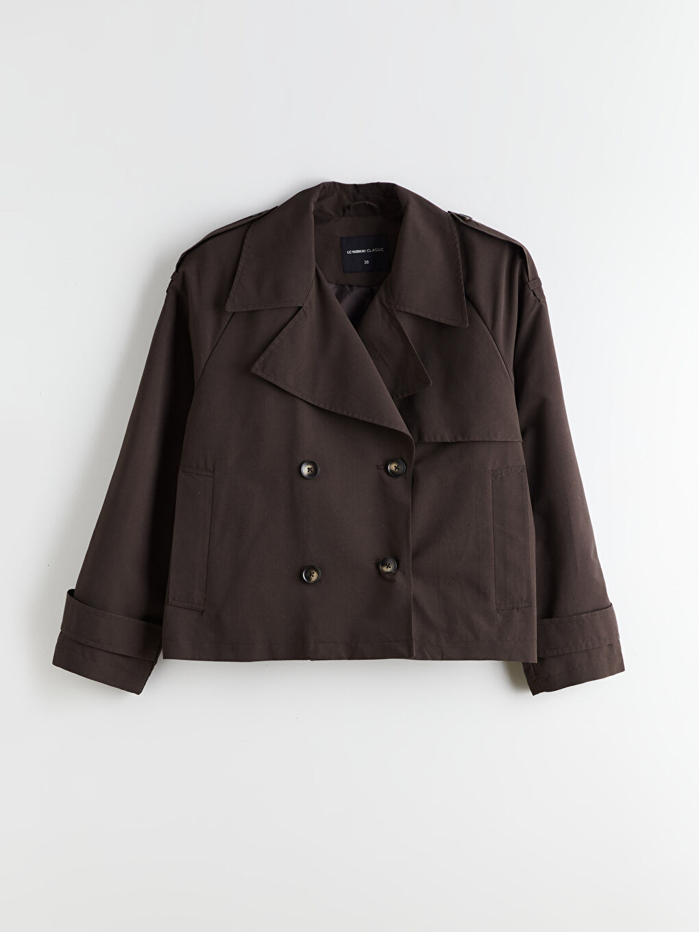 Әйелдер қоңыр Тренчкот-5