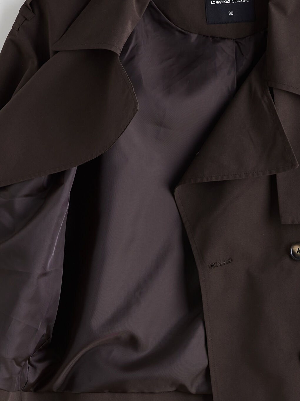 Әйелдер қоңыр Тренчкот-7