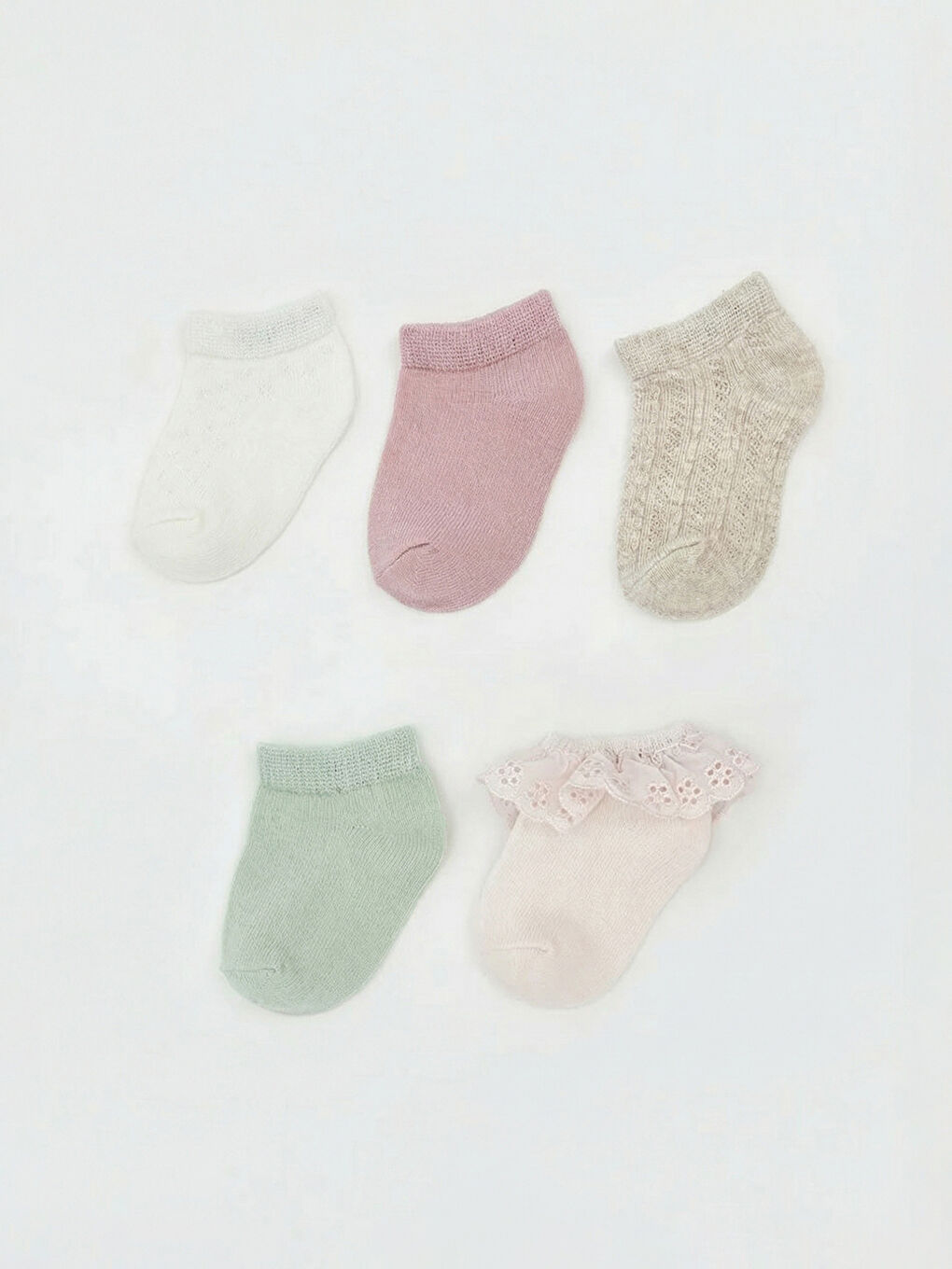 جوارب رياضية وردي طفلة