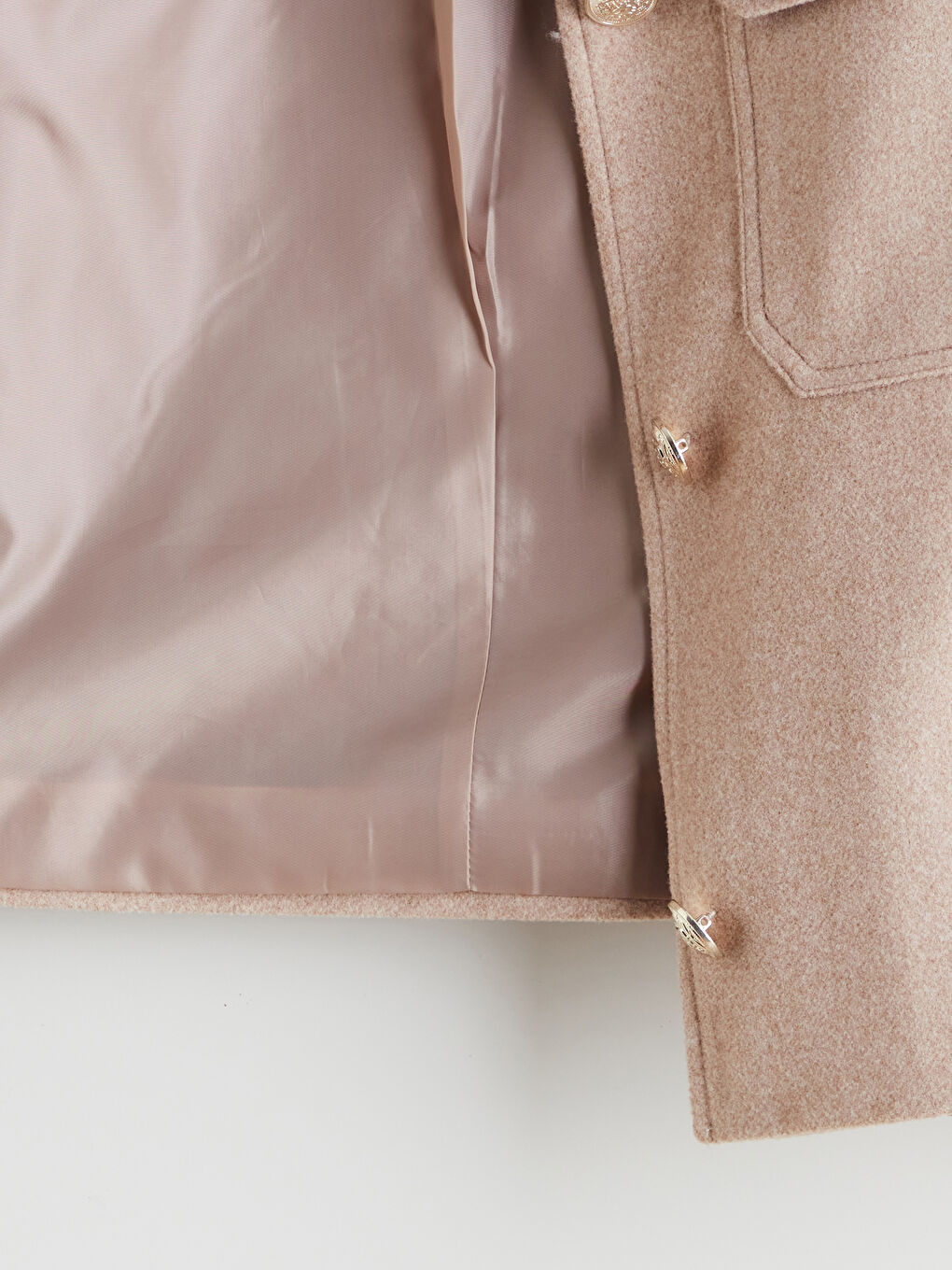 قميص خارجي بيج امرأة-6