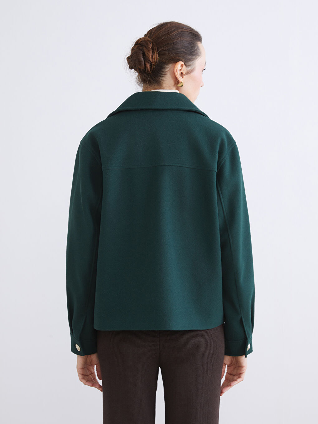 قميص خارجي اخضر نساء-4