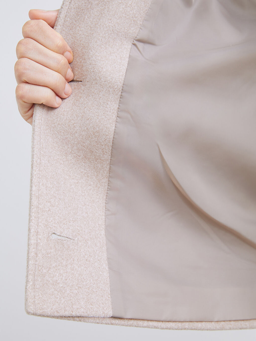 قميص خارجي بيج امرأة-3