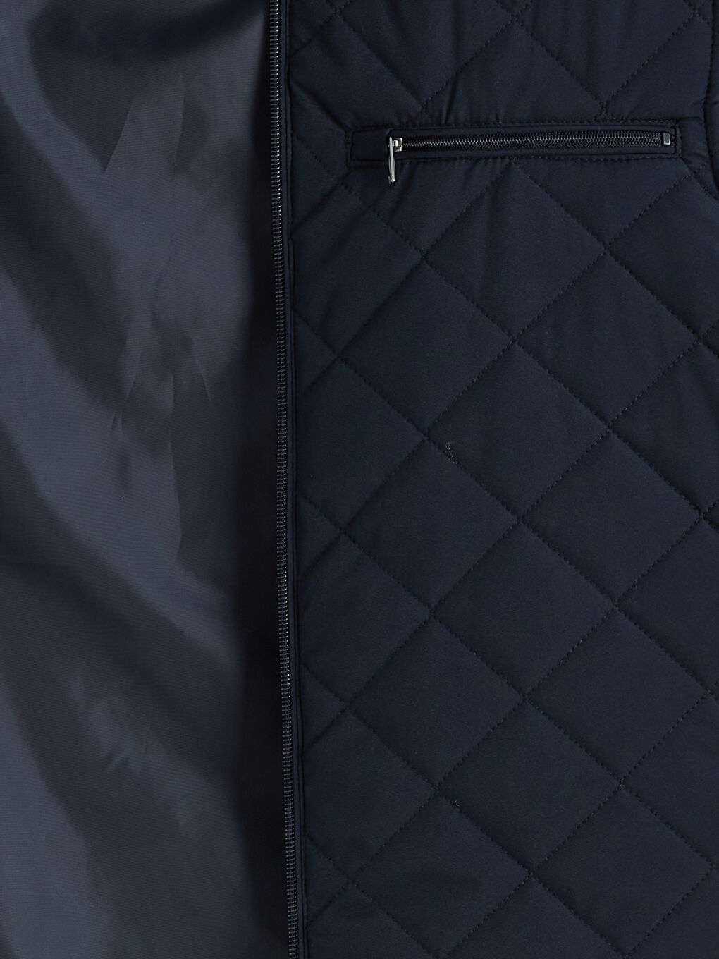 Lacivert Standart Kalıp Erkek Yelek-6